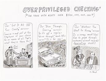 CHAST, ROZ (1954-) Overprivileged Checking.